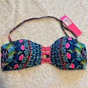 Lilly Pulitzer NWT Sandy Lattice Bandeau
